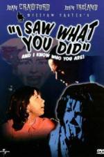 Watch I Saw What You Did Watch123movies