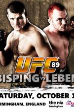 Watch UFC 89: Bisping v Leben Watch123movies