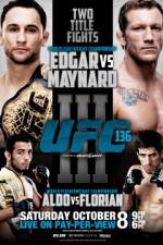Watch UFC 136 Edgar vs Maynard III Watch123movies