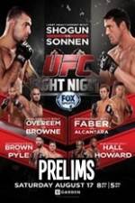 Watch UFC Fight Night 26 Preliminary Fights Watch123movies