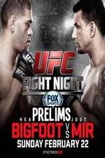 Watch UFC Fight Night 61 Bigfoot vs Mir Prelims Watch123movies