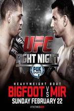 Watch UFC Fight Night 61 Bigfoot vs Mir Watch123movies