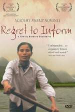 Watch Regret to Inform Watch123movies