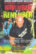 Watch ECW - November To Remember '99 Watch123movies