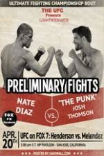 Watch UFC on Fox 7: Henderson vs. Melendez Preliminary Fights Watch123movies