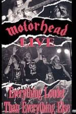 Watch Motorhead: Everything Louder Than Everything Else Watch123movies
