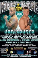 Watch King of the cage Undisputed Watch123movies