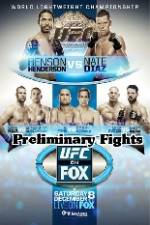 Watch UFC On Fox Henderson vs Diaz Preliminary Fights Watch123movies