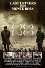 Watch Last Letters from Monte Rosa Watch123movies
