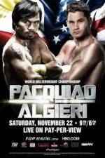 Watch Manny Pacquiao vs Chris Algieri Watch123movies