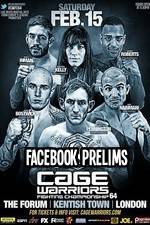 Watch Cage Warriors 64 Facebook Preliminary Fights Watch123movies