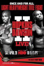 Watch Boxing Light Heavyweight Hopkins vs Dawson II Watch123movies