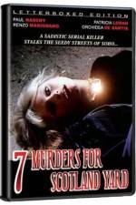 Watch Seven Murders for Scotland Yard Watch123movies