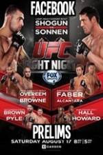 Watch UFC Fight Night 26 Facebook Prelims Watch123movies
