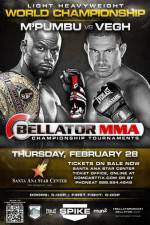 Watch Bellator 91 Christian M’Pumbu vs. Attila Vegh Watch123movies