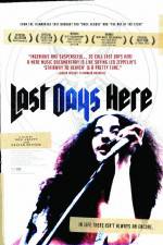 Watch Last Days Here Watch123movies
